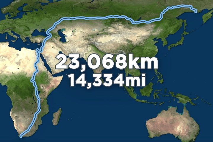 Ce YouTubeur détaille la plus longue distance qu’il est possible de faire à pied sur Terre